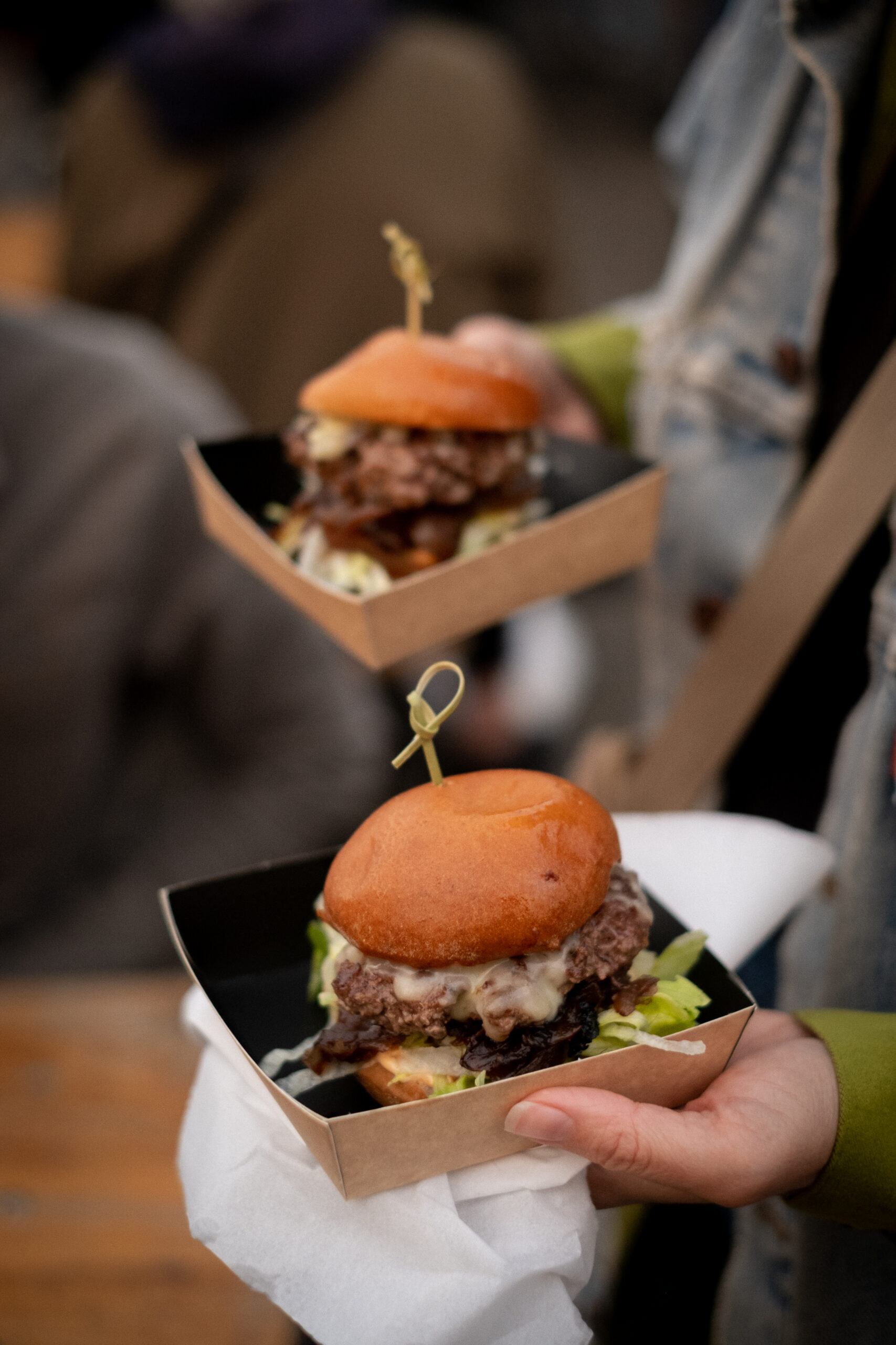 Fin-fina hamburgare till lunch i Halmstad på Halmstad City